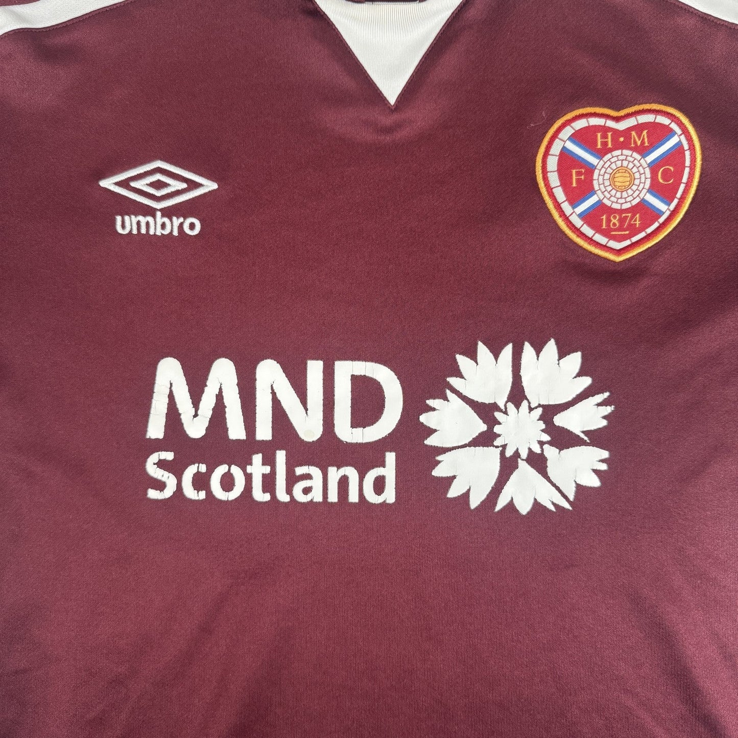 Hearts Heart of Midlothian 2021/2022 Home Football Shirt Medium