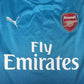 Arsenal 2017/2018 Away Long Sleeve Football Shirt  Large