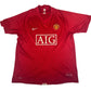 Manchester United 2007/2008/2009 Home Football Shirt  XL