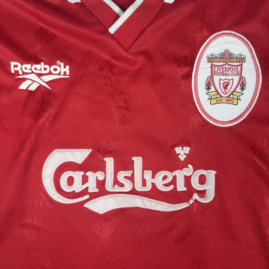 Liverpool 1996/1997/1998 Home Football Shirt  Large