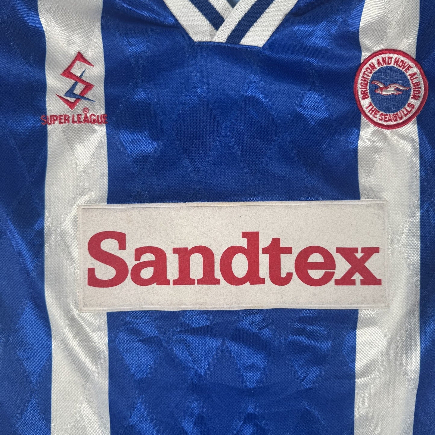 Brighton & Hove Albion 1997/1998 Home Football Shirt  Large