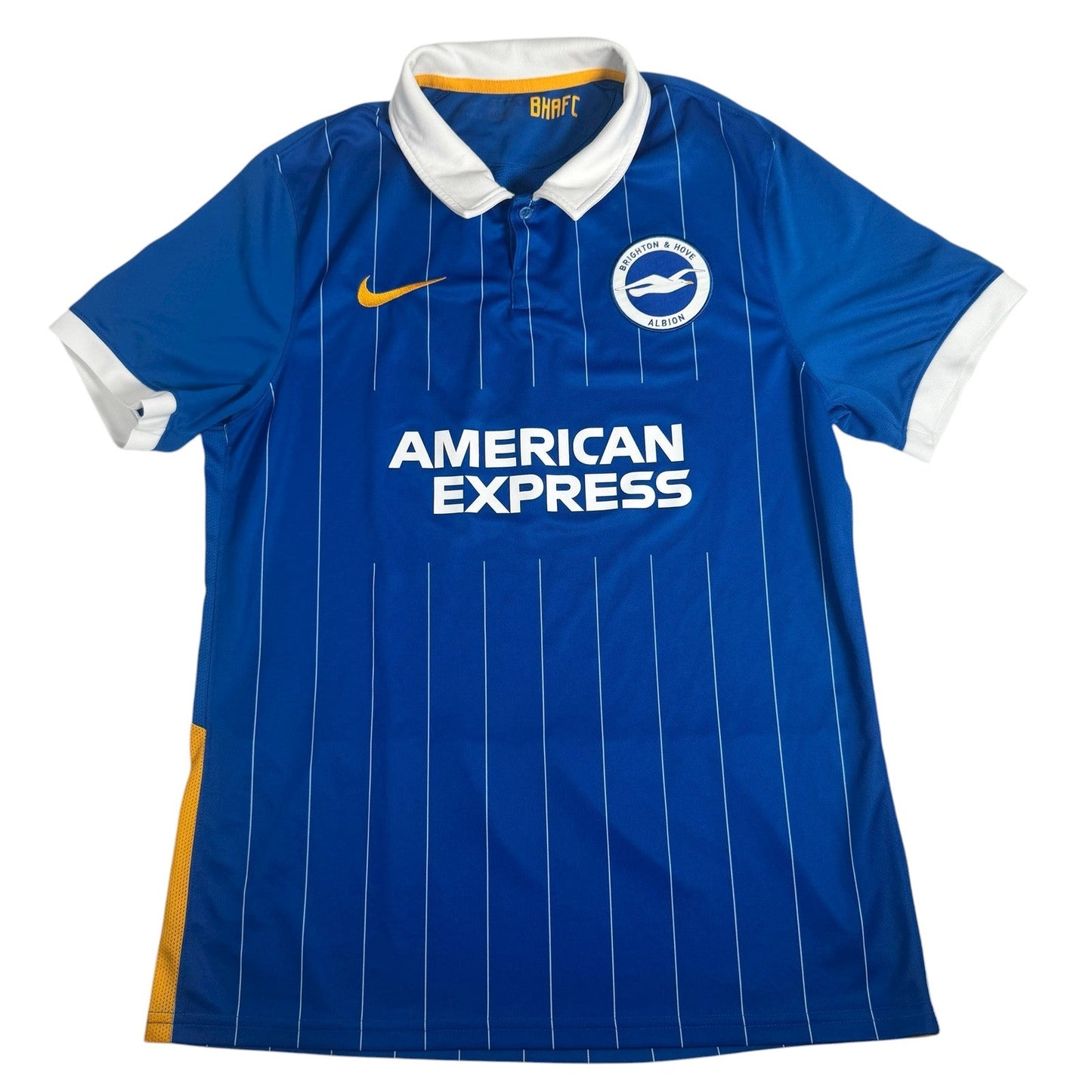 Brighton & Hove Albion 2020/2021 Home Football Shirt  Medium