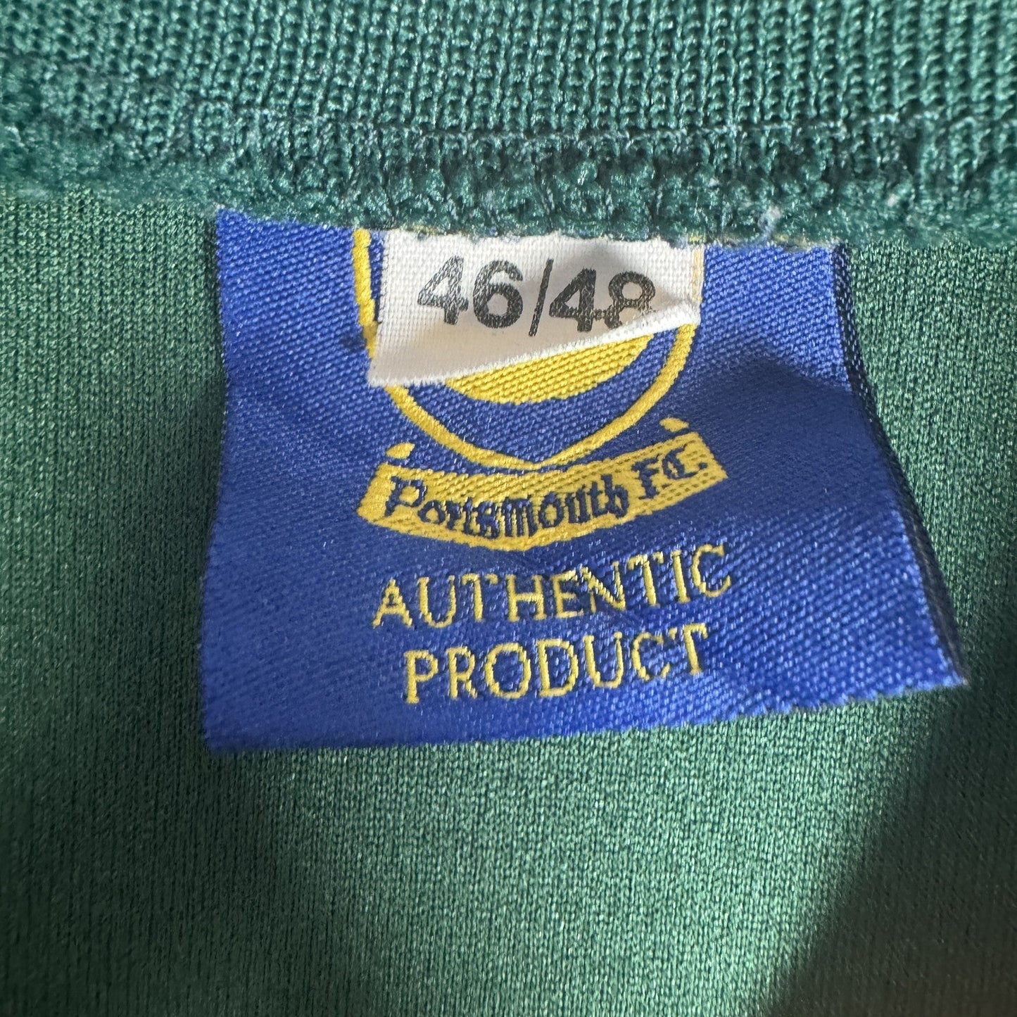 Portsmouth 2000/2001/2002 Goalkeeper Football Shirt  XL