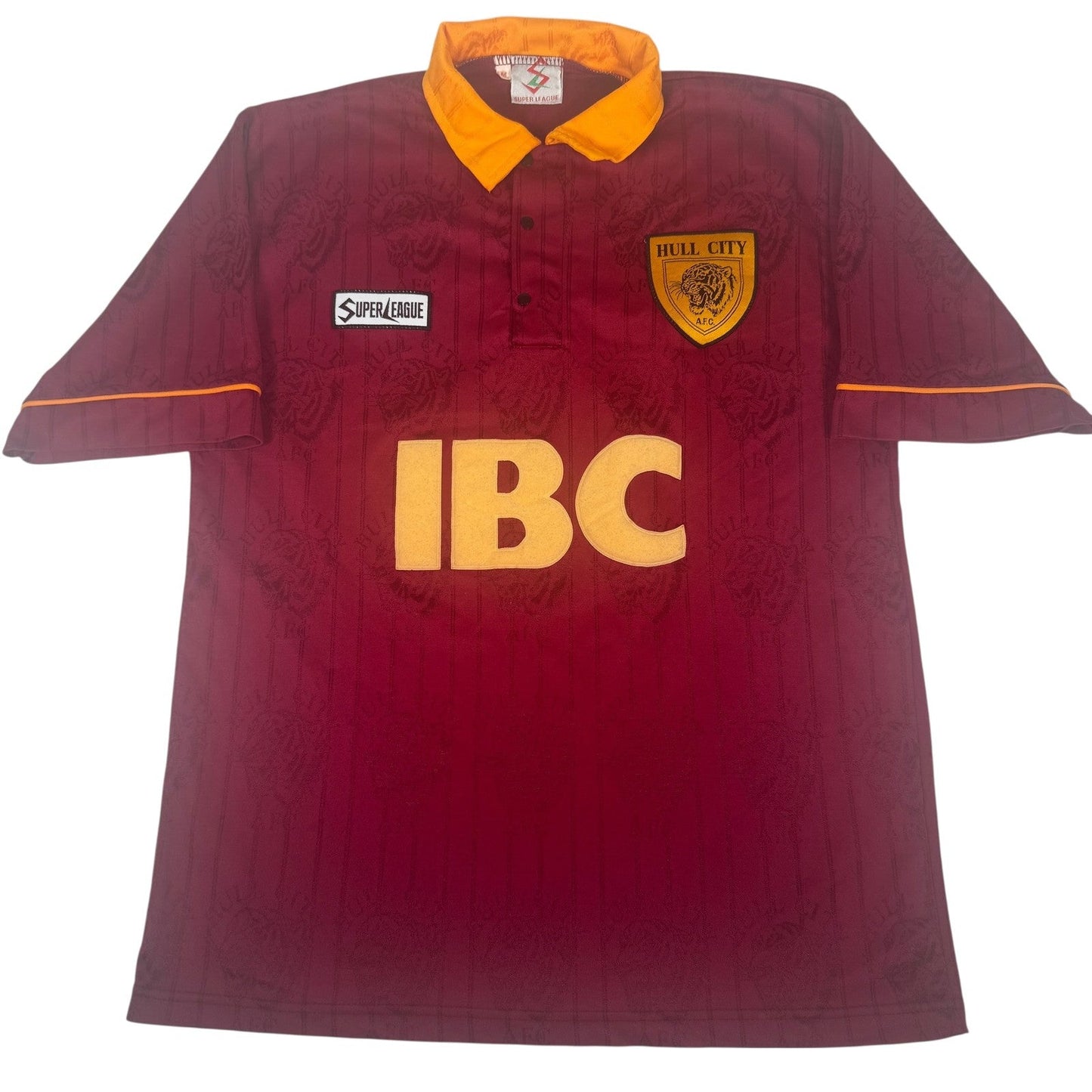 Hull City 1995/1996 Away Football Shirt  Medium