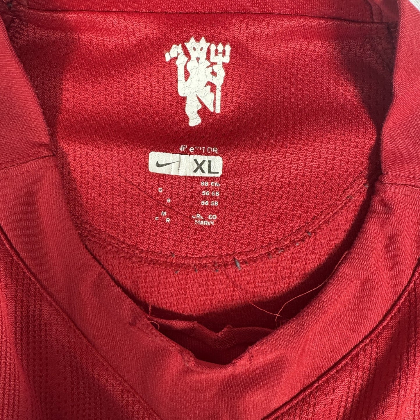 Manchester United 2007/2008/2009 Home Football Shirt  XL