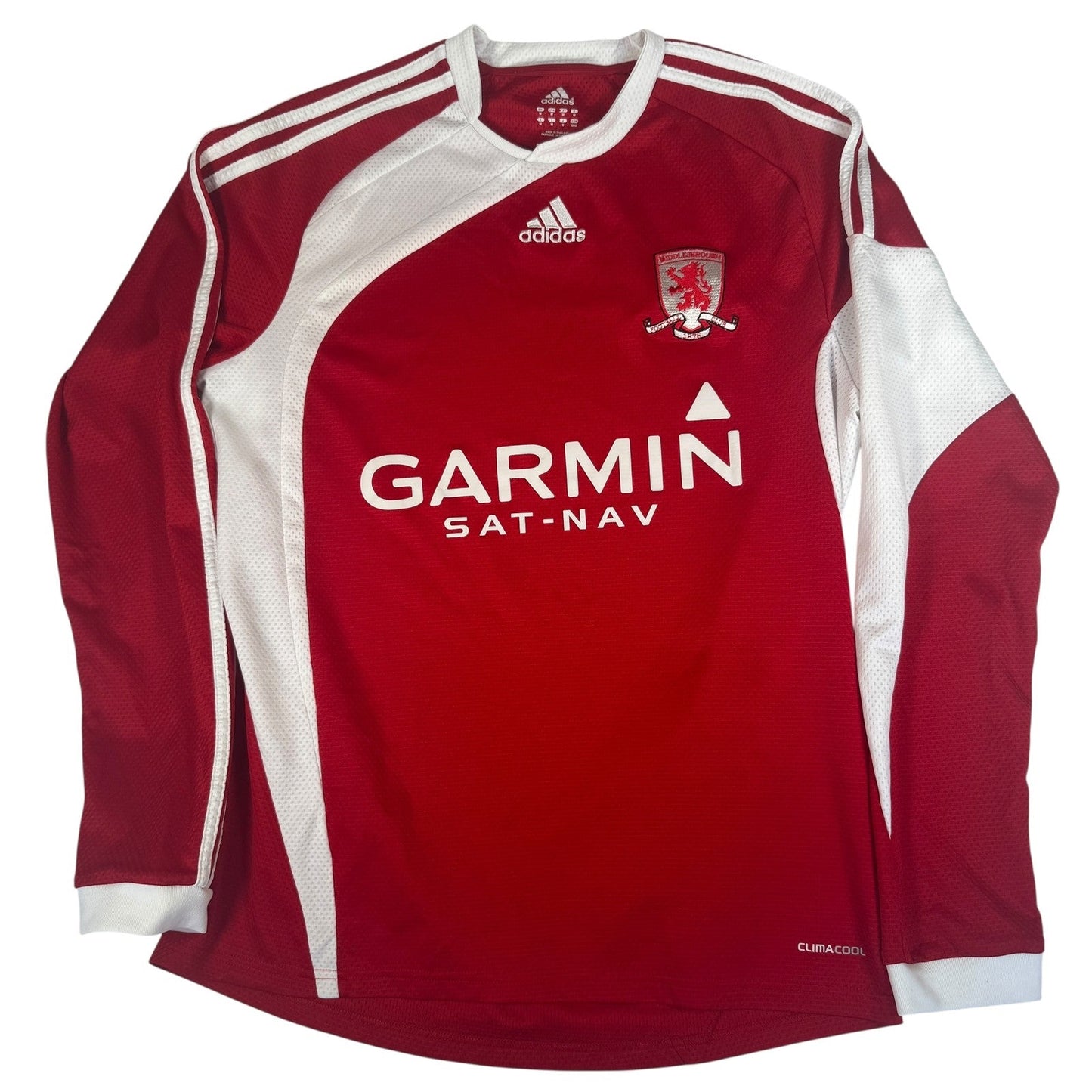 Middlesbrough 2009/2010 Home Long Sleeve Football Shirt  Medium