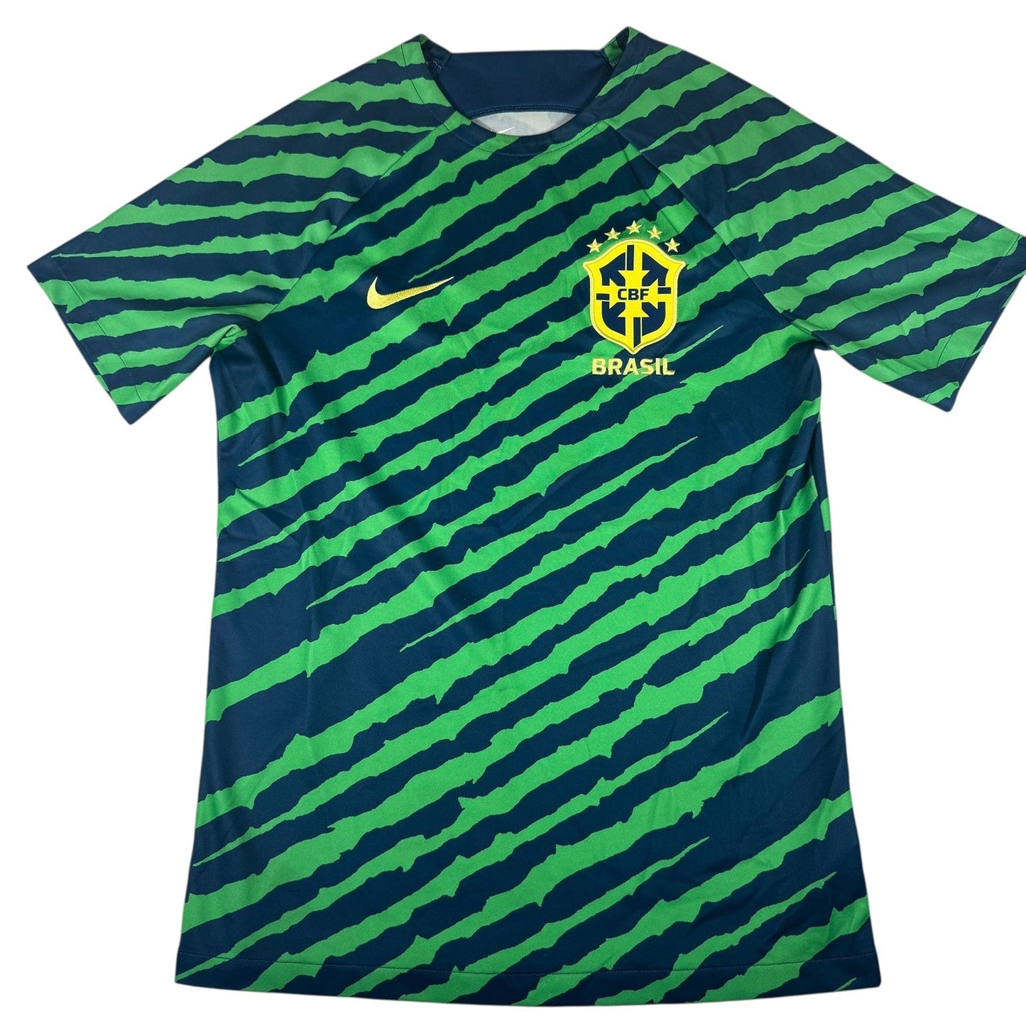 Brazil 2022/2023 Pre-Match Training Football Shirt  Medium