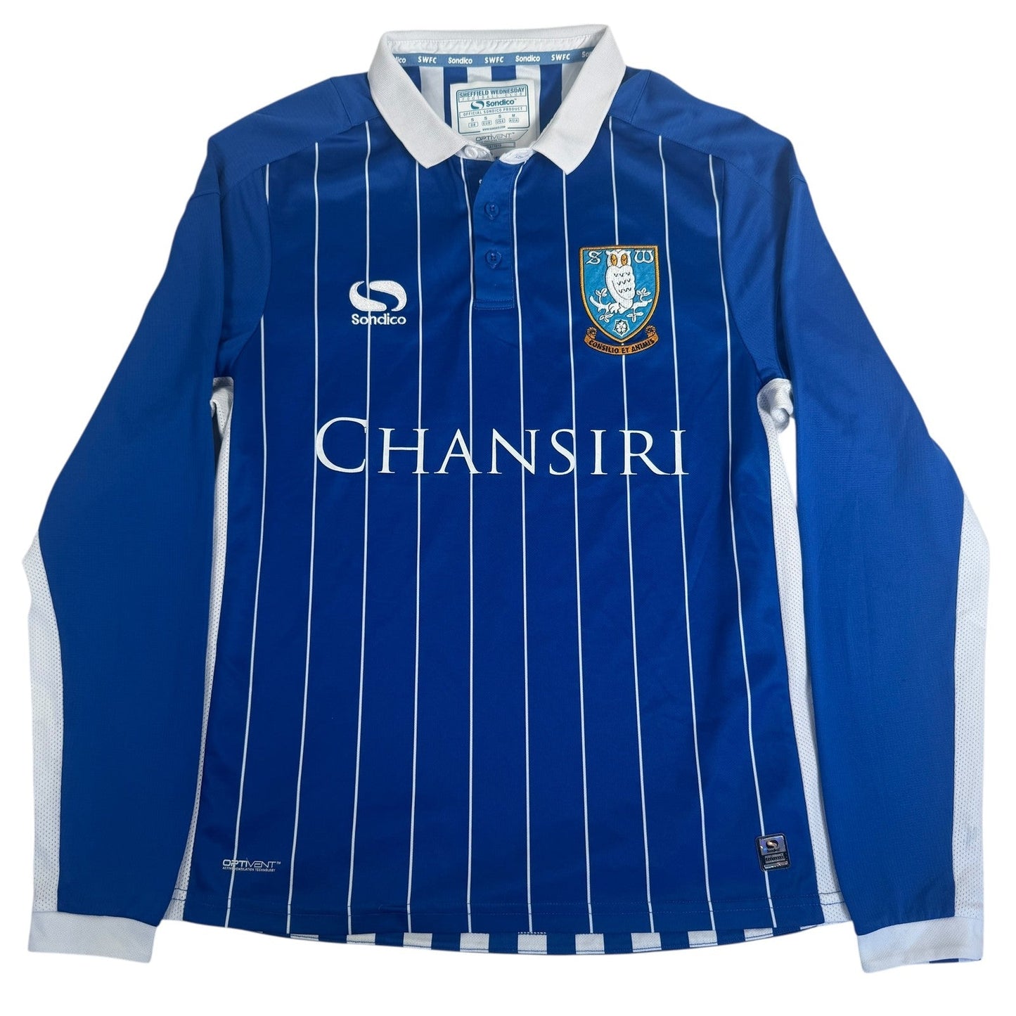 Sheffield Wednesday 2016/2017 Home Long Sleeve Football Shirt Small