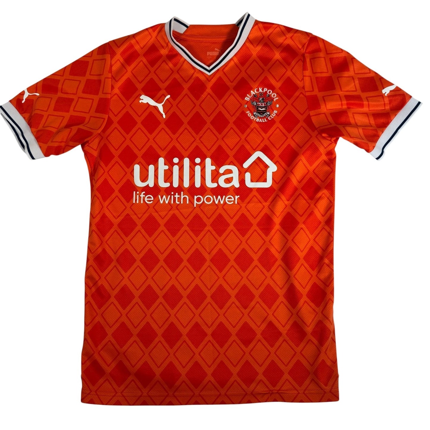 Blackpool 2022/2023 Home Football Shirt  Small