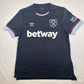 West Ham United 2021/2022 Third Football Shirt  Large
