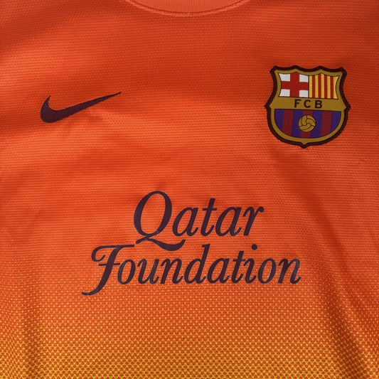 Barcelona 2012/2013 Away Long Sleeve Football Shirt  Large