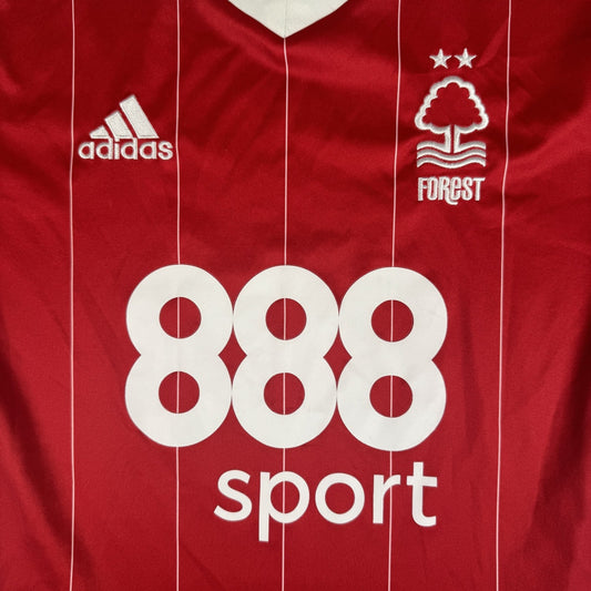 Nottingham Forest 2017/2018 Home Football Shirt  Small