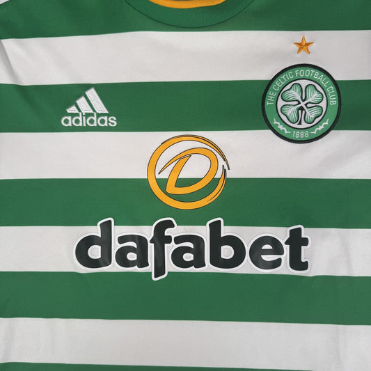 Celtic 2020/2021 Home Long Sleeve Football Shirt Medium