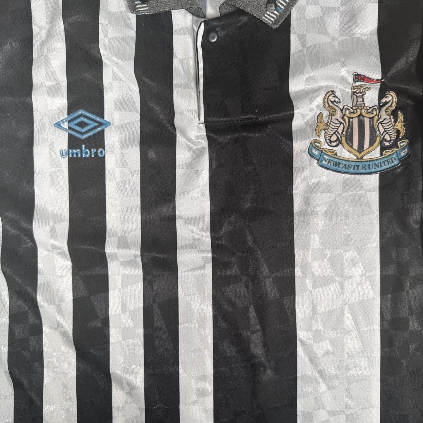 Newcastle United 1990/1991/1992/1993 Home Football Shirt Men’s XL