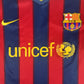 Barcelona 2009/2010 Home Basic Football Shirt  Medium