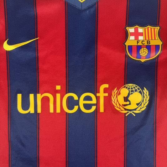 Barcelona 2009/2010 Home Basic Football Shirt  Medium