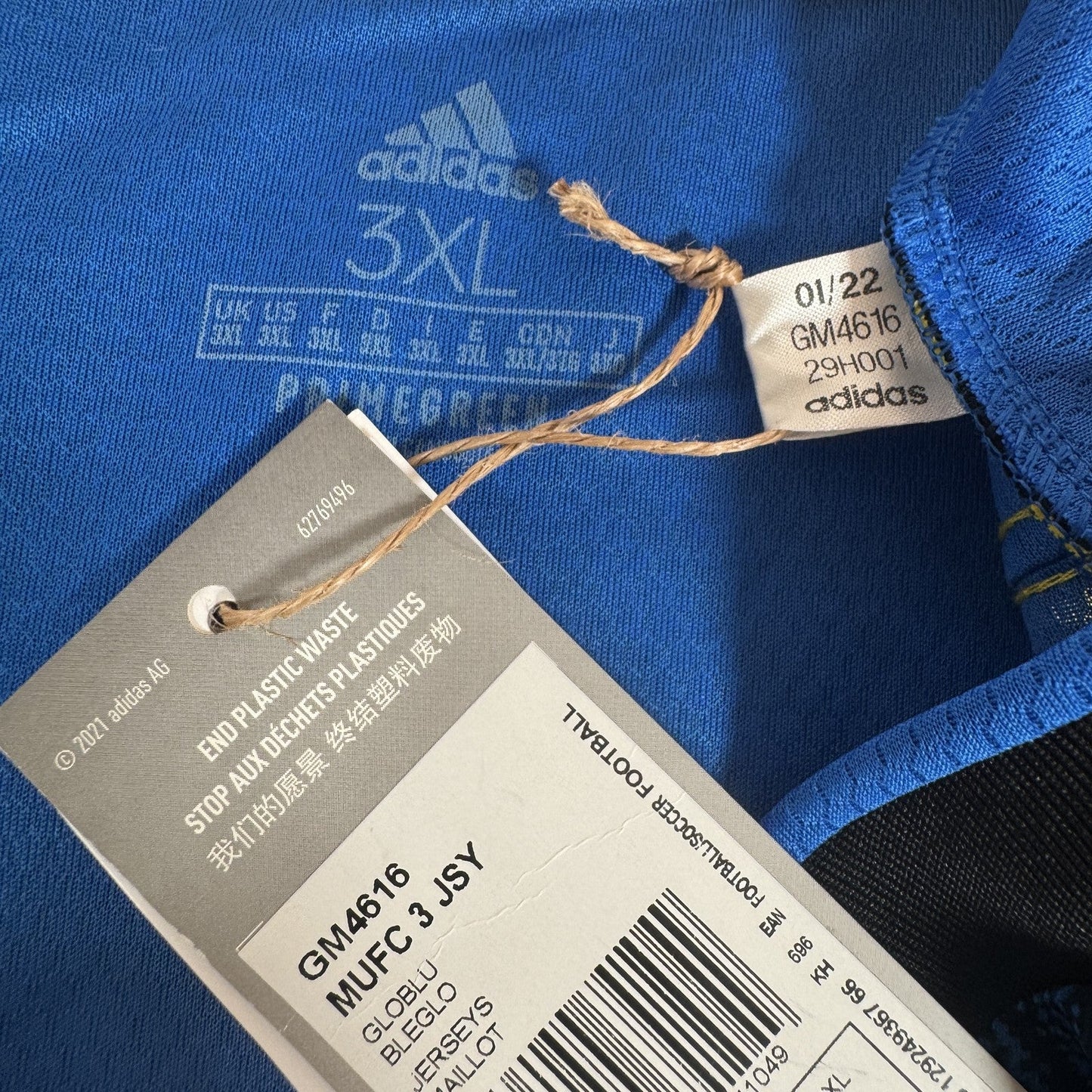 Manchester United 2021/2022 Third Football Shirt 3XL XXXL BNWT