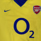 Arsenal 2003/2004/2005 Away Third Football Shirt Long Sleeve XL