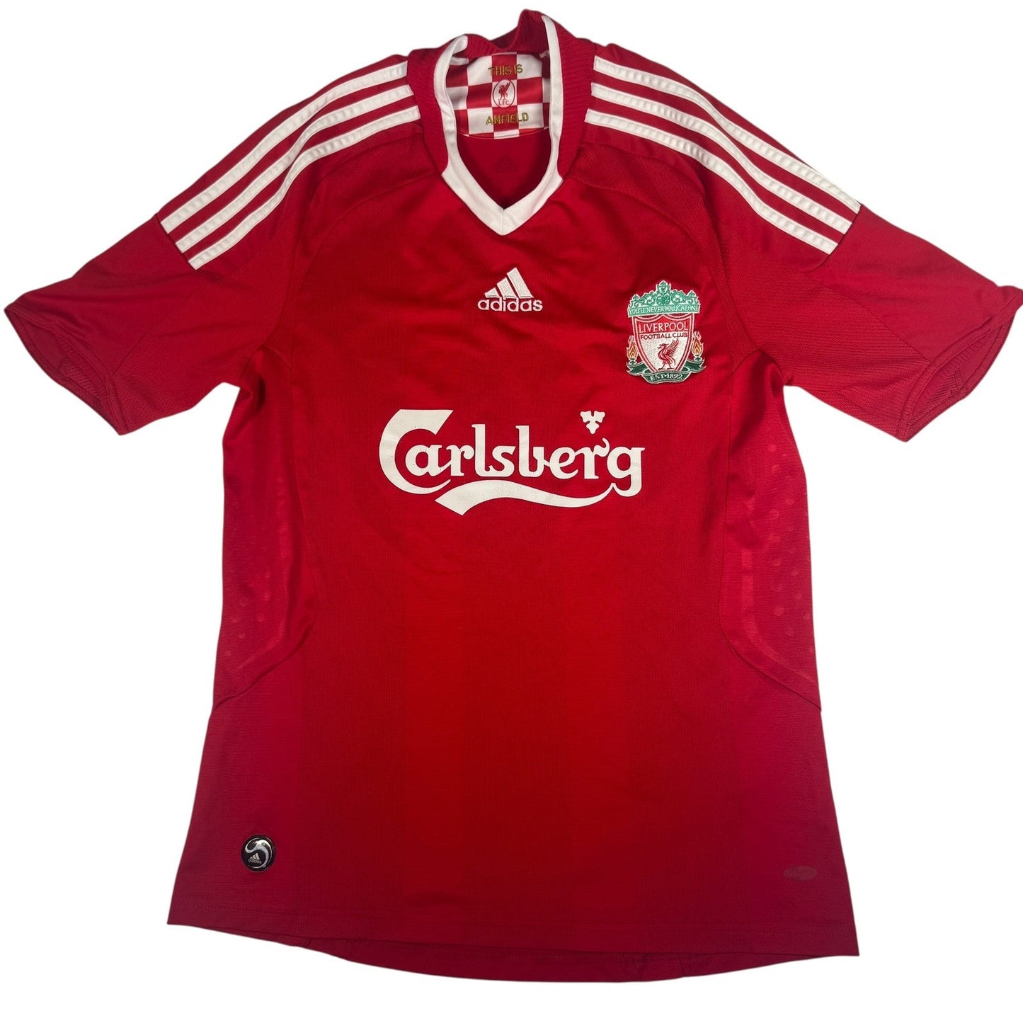 Liverpool 2008/2009/2010 Home Football Shirt  Small