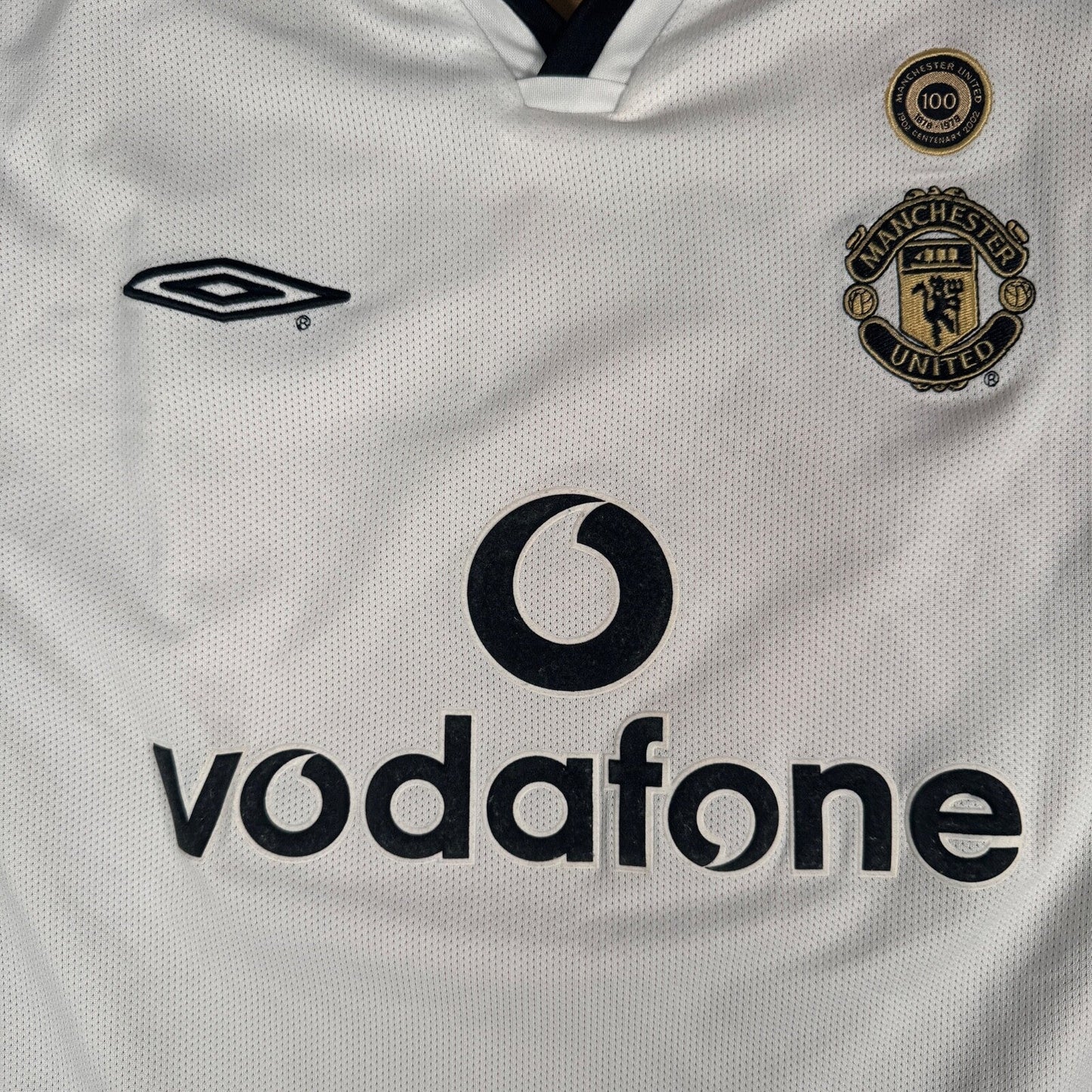 Manchester United 2001/2002 Away Football Shirt Long Sleeve  Medium