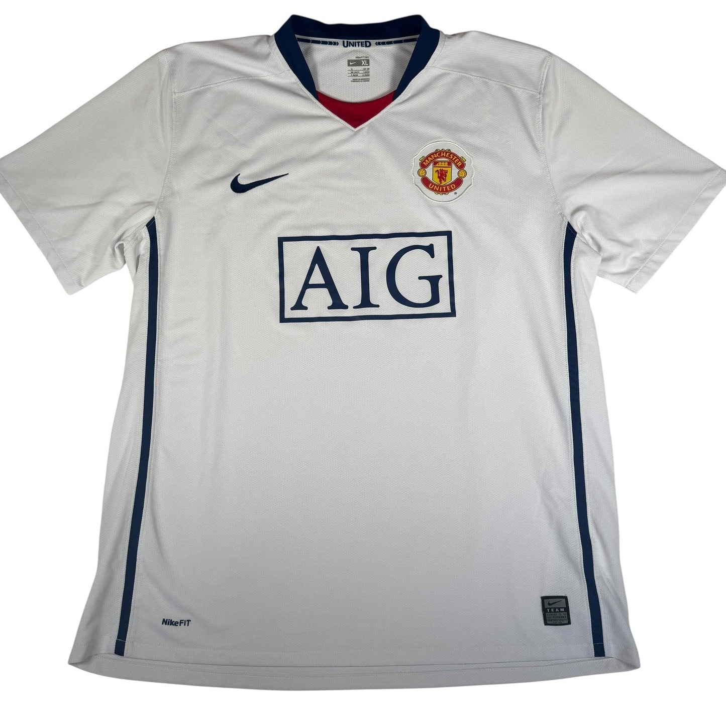 Manchester United 2008/2009/2010 Away Third Football Shirt  XL