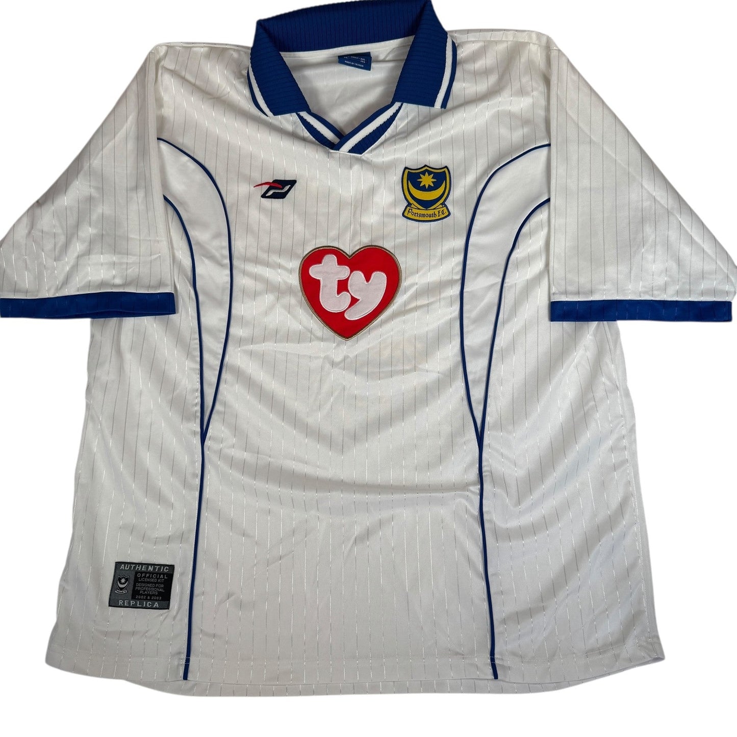 Portsmouth 2002/2003/2004 Away Third Football Shirt 2XL XXL