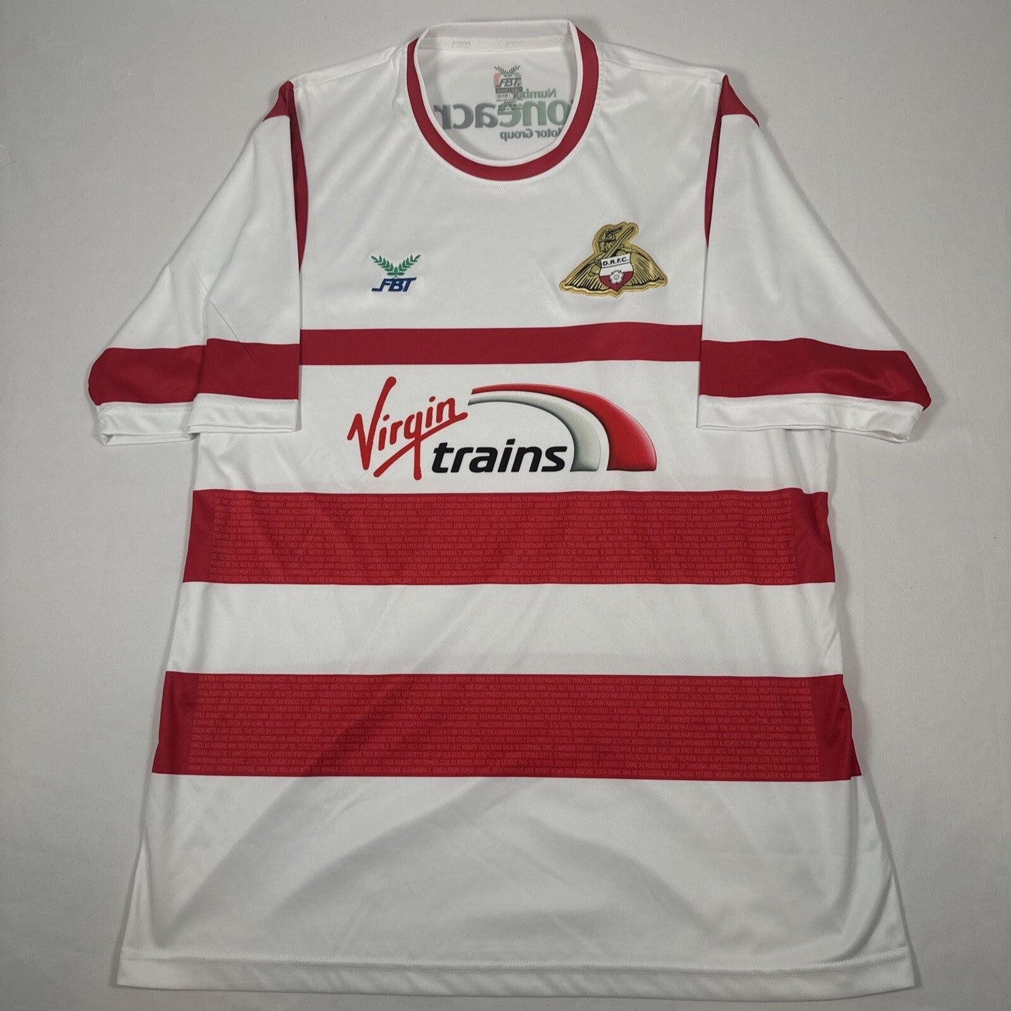 Doncaster Rover 2017/2018 Home Football Shirt  Men’s XL