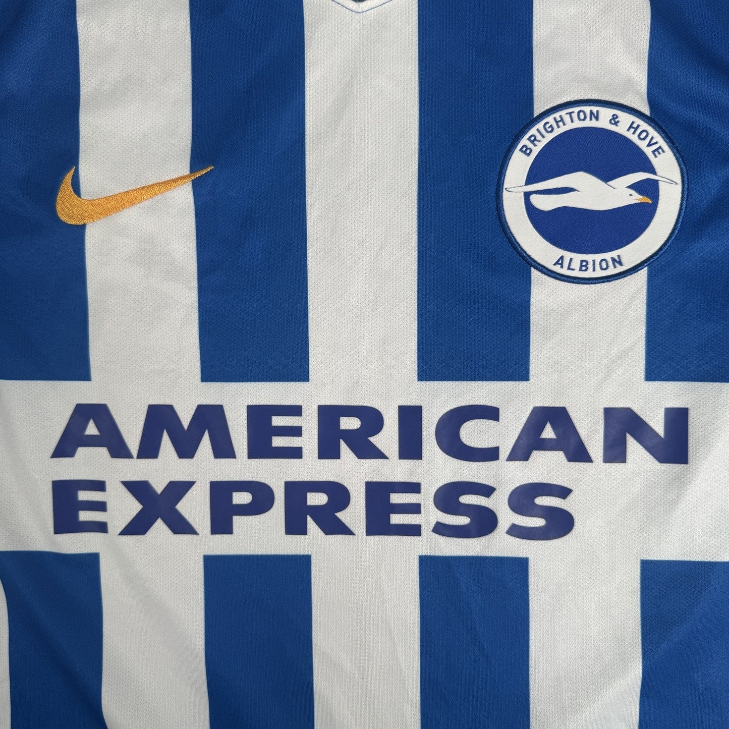 Brighton & Hove Albion 2017/2018 Home Football Shirt  XL