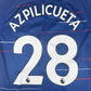 AZPILICUETA 28 Chelsea 2018/2019 Home Football Shirt  Medium