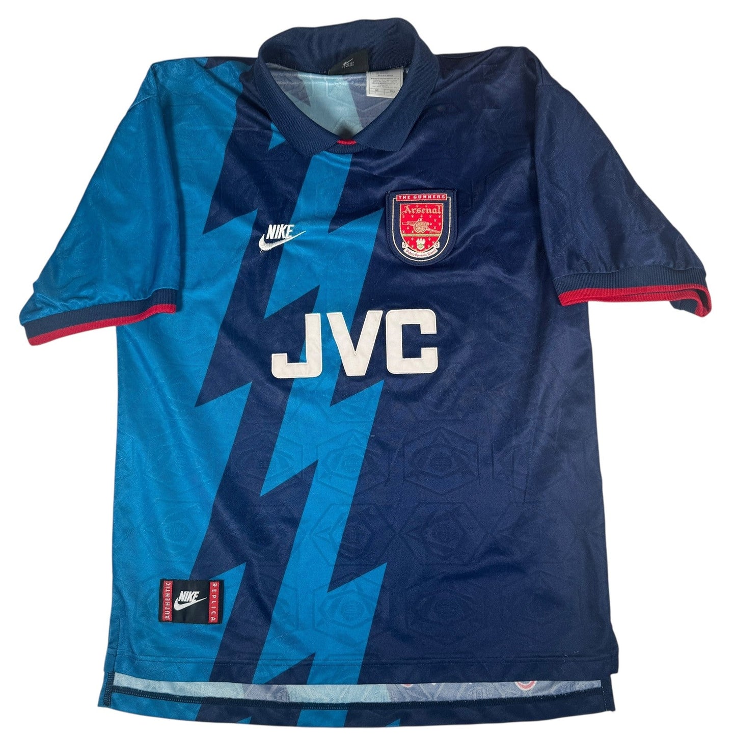 PLATT 7 Arsenal 1995/1996 Away Football Shirt  Large