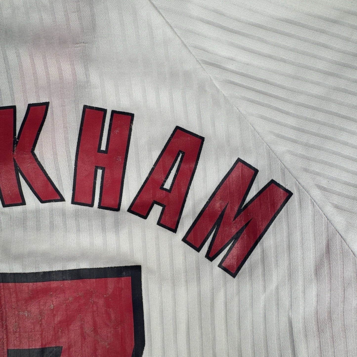 BECKHAM 7 England 1998/1999/2000 Home Football Shirt  Medium