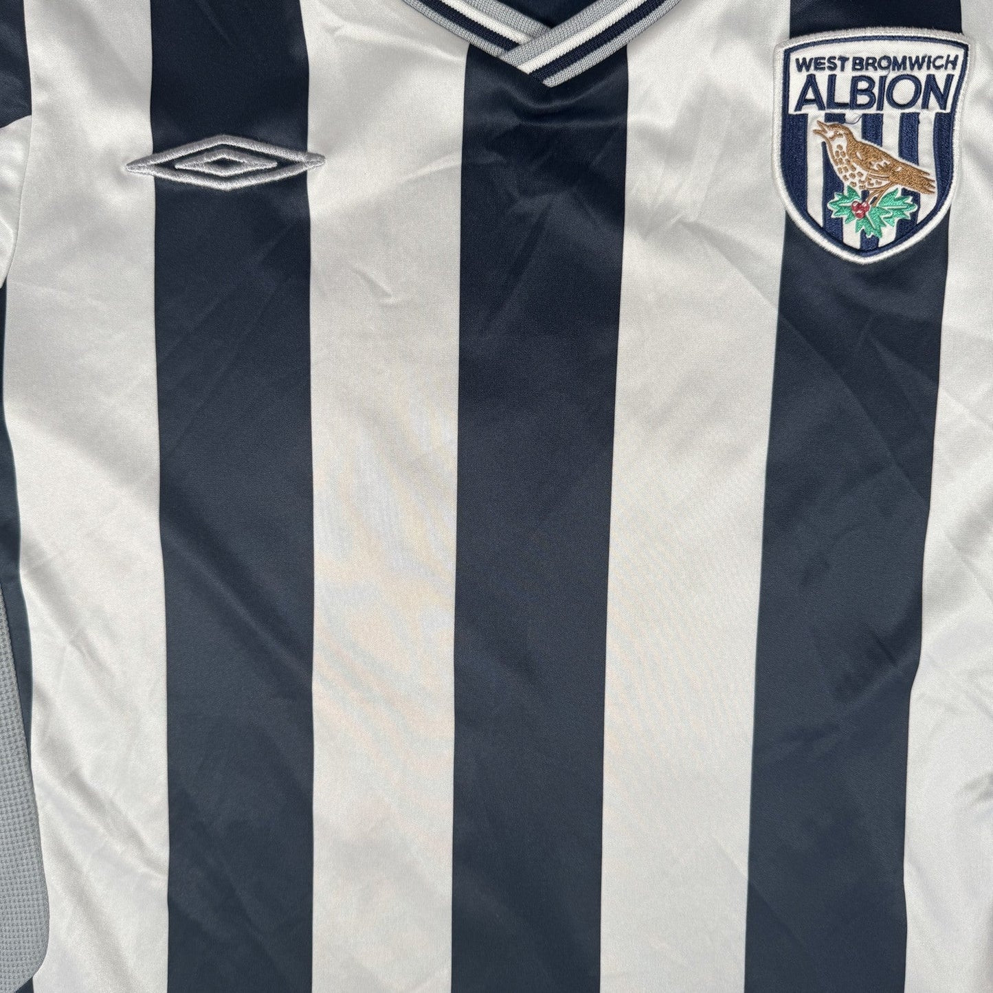 MILLER 10 West Bromwich Albion 2009/2010 Home Football Shirt Medium