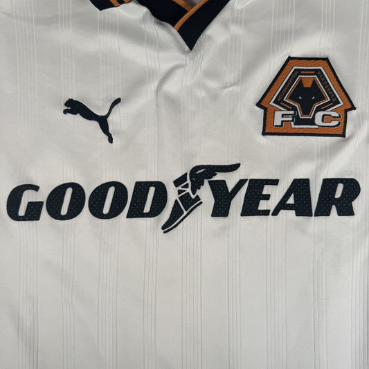 Wolverhampton Wanderers Wolves 1999/2000 Away Long Football Shirt  Large