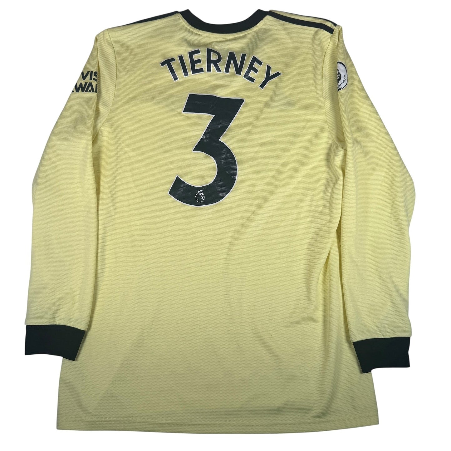 TIERNEY 3 Arsenal 2021/2022 Away Long Sleeve Football Shirt XL