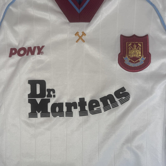 West Ham United 1998/1999 Away Football Shirt XL