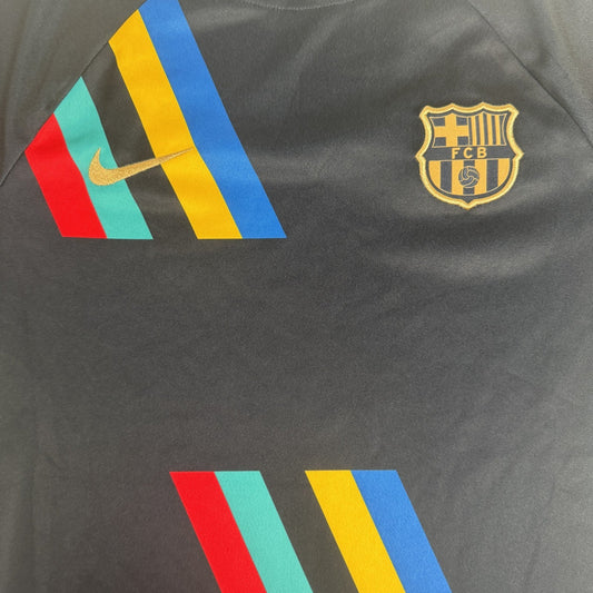 Barcelona 2022/2023 Pre-Match Training Football Shirt  Small
