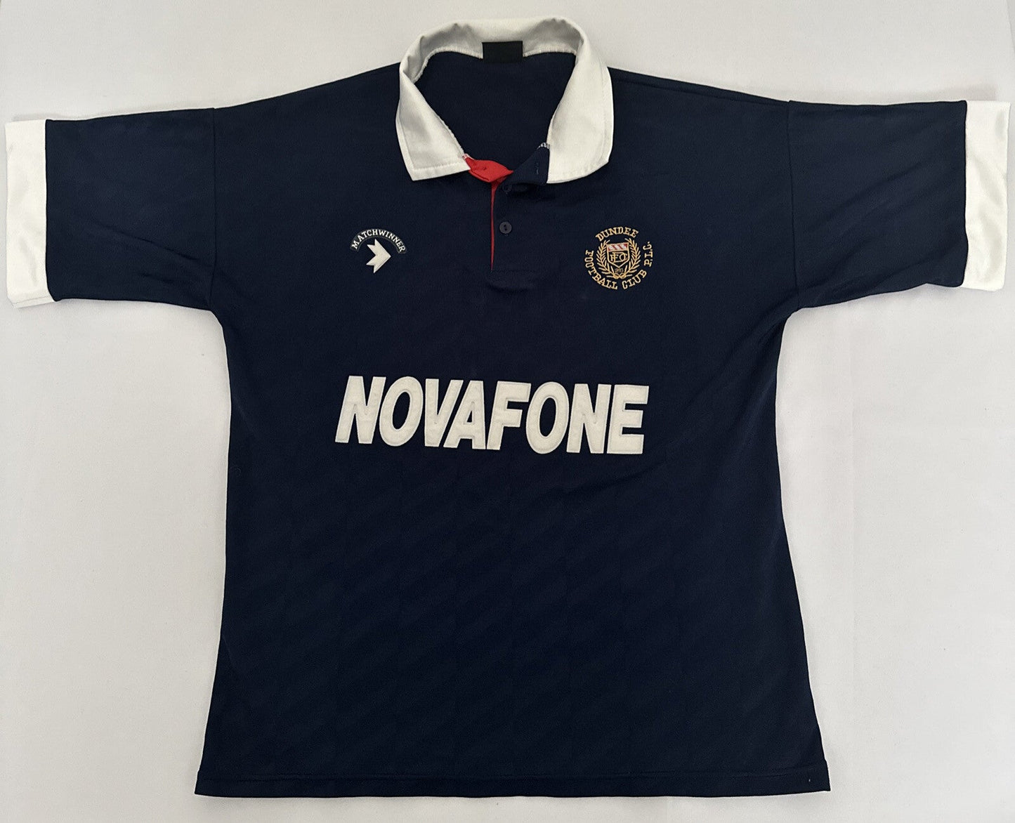 Dundee FC 1989/1990 Home Football Shirt  Medium
