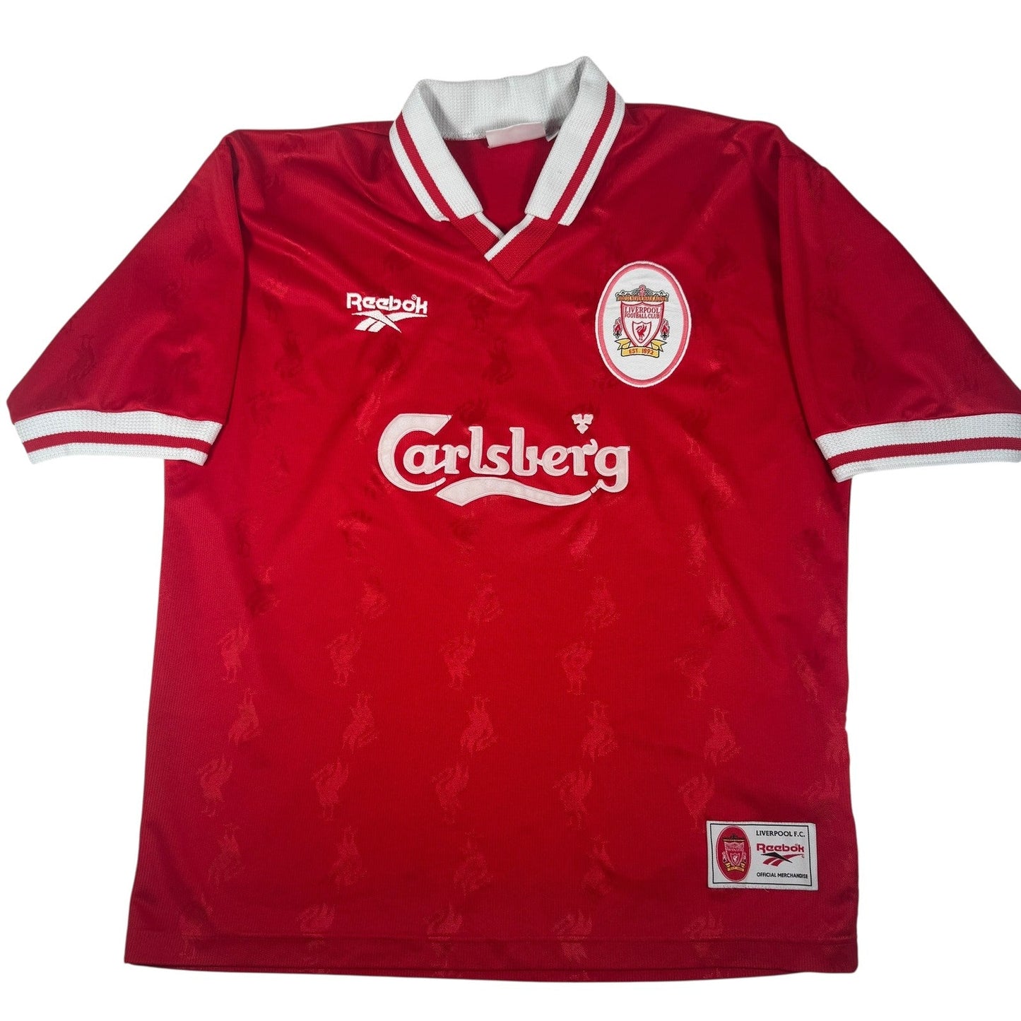 Liverpool 1996/1997/1998 Home Football Shirt  Large