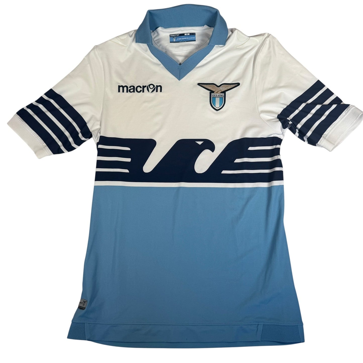 SS Lazio 2014/2015 Home Football Shirt  Large