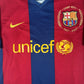 Barcelona 2007/2008 Home Football Shirt  Medium