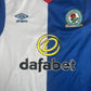 Blackburn Rovers 2016/2017 Home Football Shirt  Large