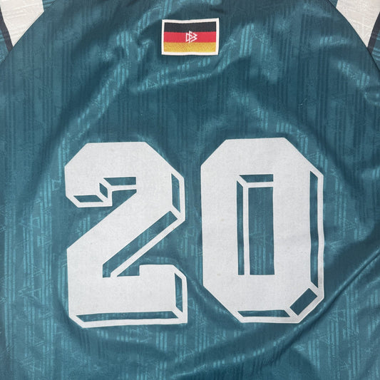 BIERHOFF 20 Germany 1996/1997/1998 Away Football Shirt  Medium