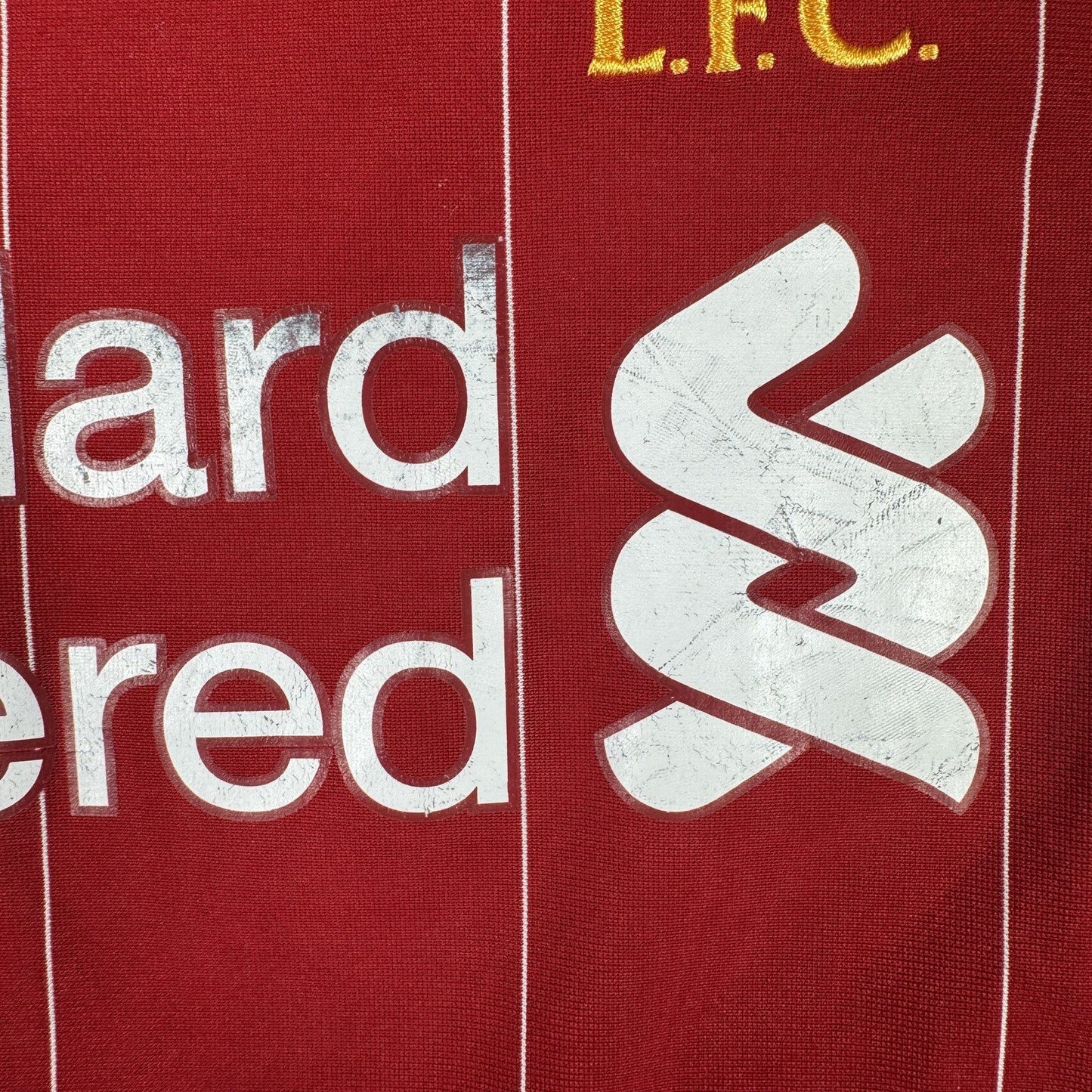 VIRGIL 4 Liverpool 2019/2020 Home Football Shirt  Small