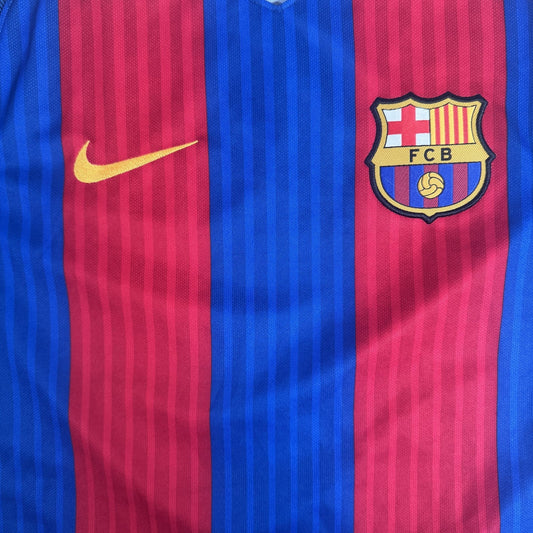 Barcelona 2016/2017 Home Football Shirt  Small