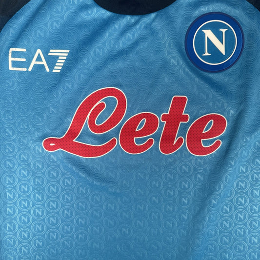 SSC Napoli 2022/2023 Home Football Shirt  Small
