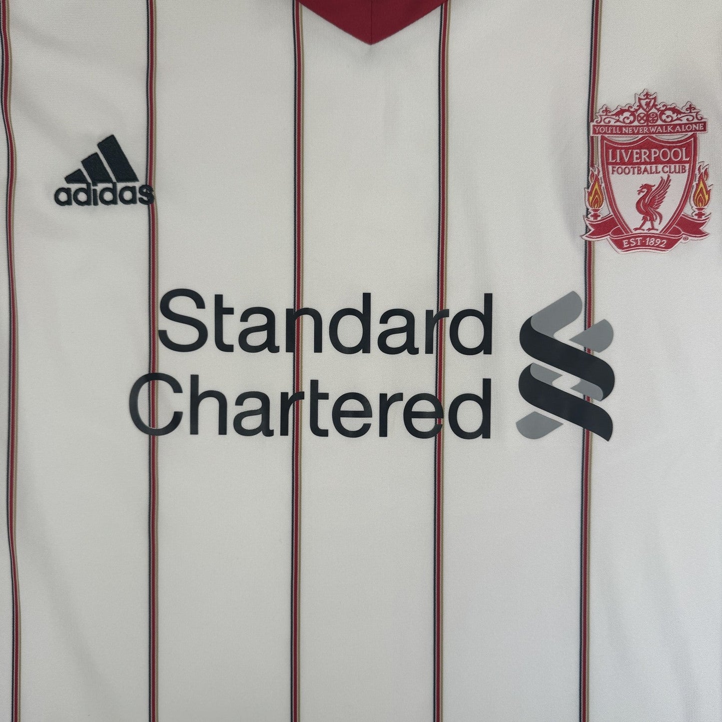 Liverpool 2010/2011 Away Long Sleeve Football Shirt  3XL XXXL