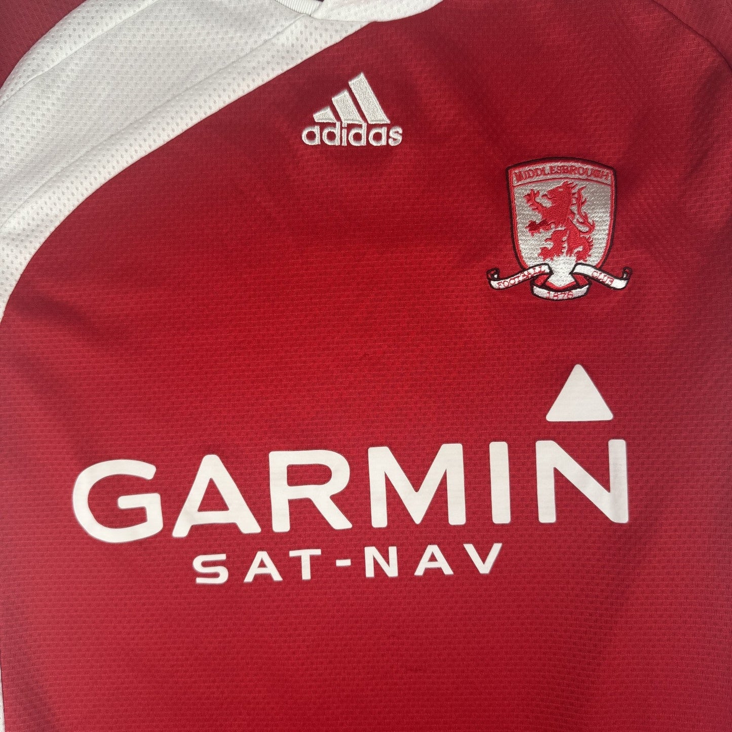 Middlesbrough 2009/2010 Home Long Sleeve Football Shirt  Medium