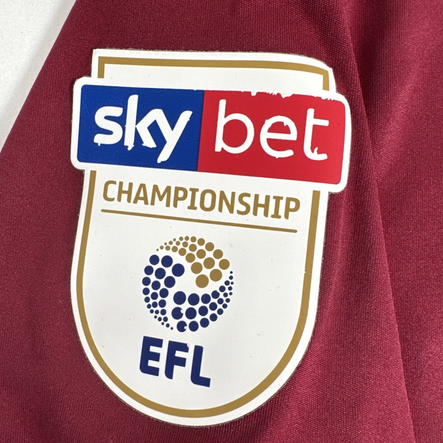 Aston Villa 2018/2019 Promotion Home Football Shirt  Medium