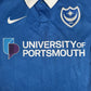 Portsmouth 2020/2021 Home Football Shirt  Medium