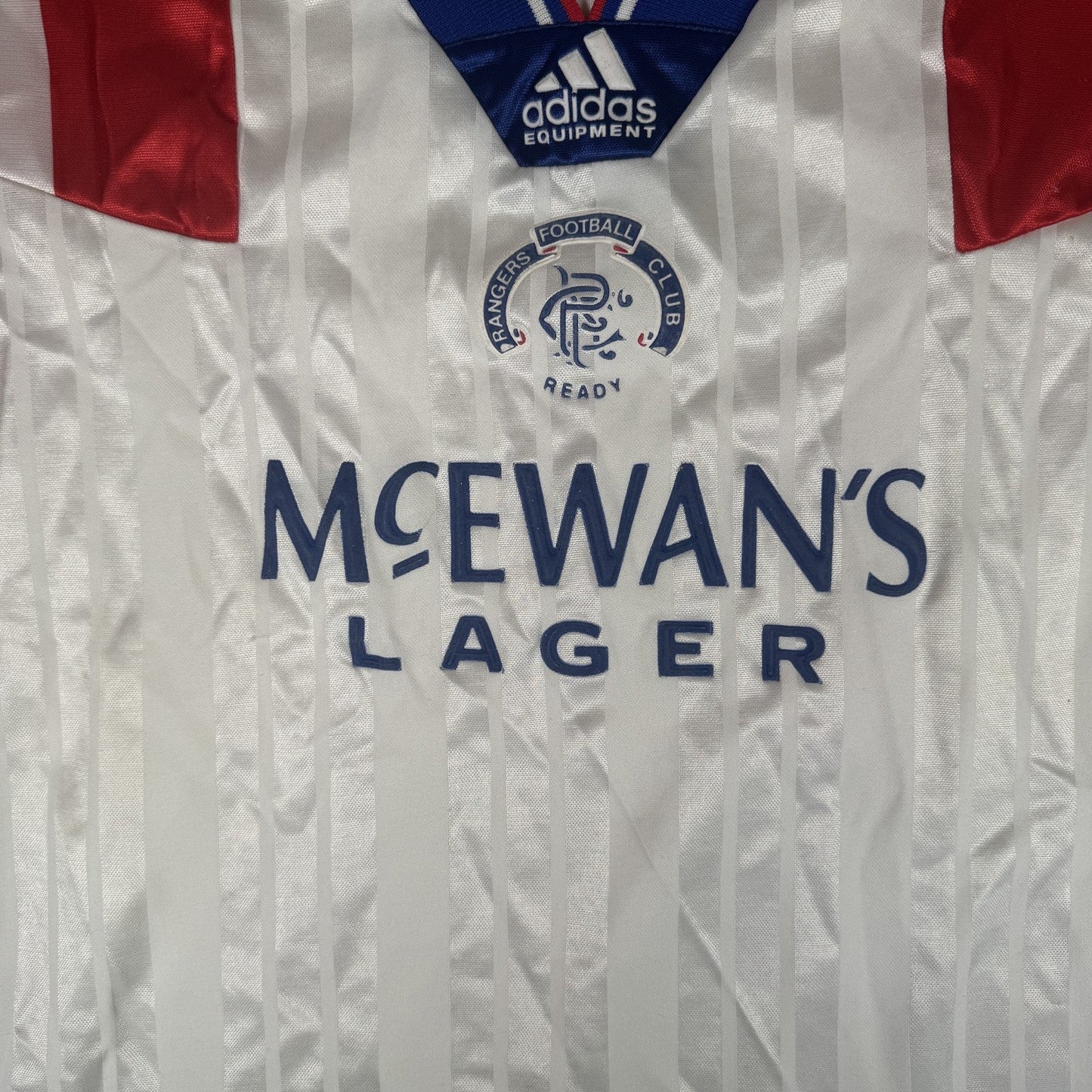 Rangers 1992/1993 Away Football Shirt  Large